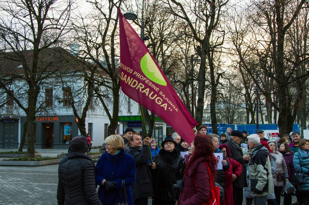 Protestas dėl Centrinio pašto išsaugojimo