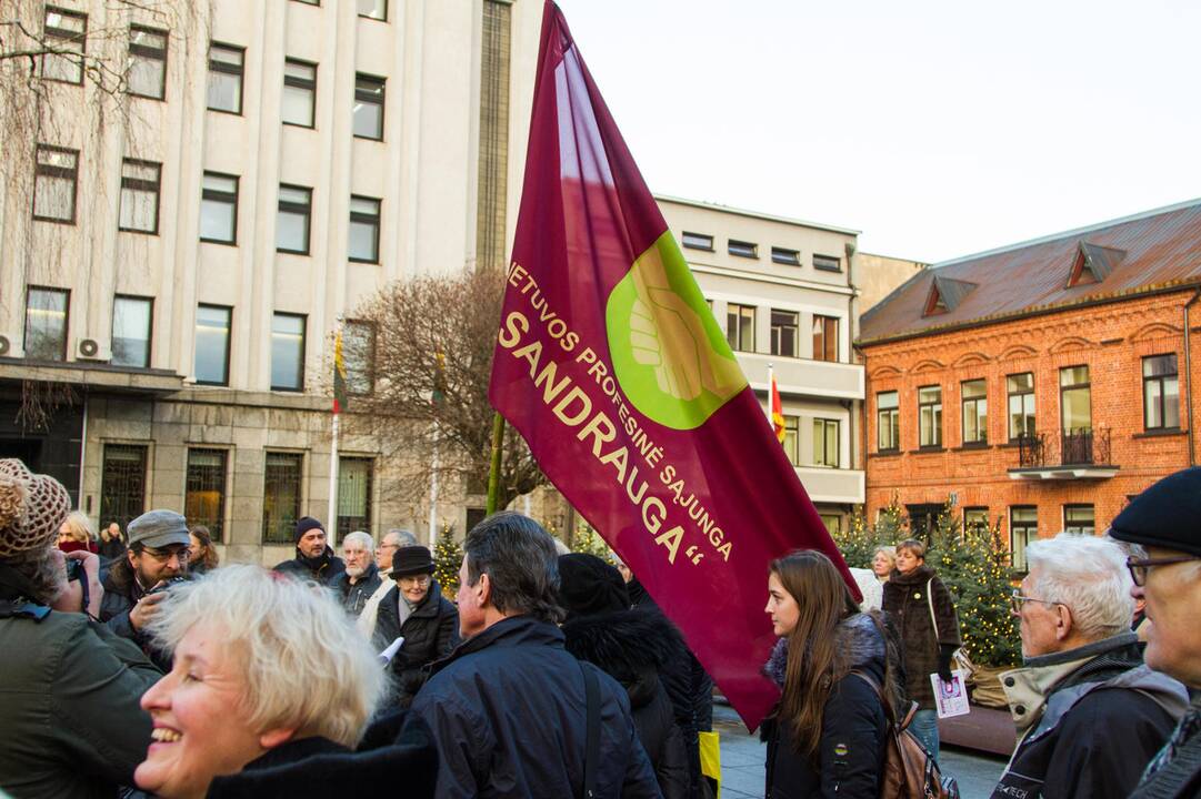 Protestas dėl Centrinio pašto išsaugojimo