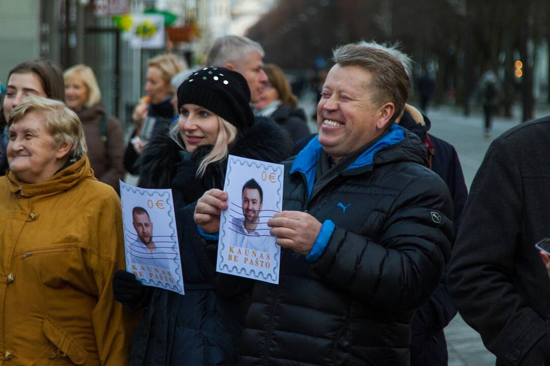 Protestas dėl Centrinio pašto išsaugojimo
