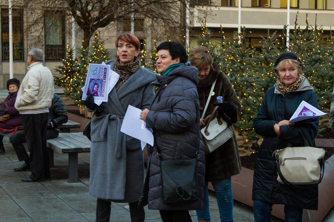 Protestas dėl Centrinio pašto išsaugojimo