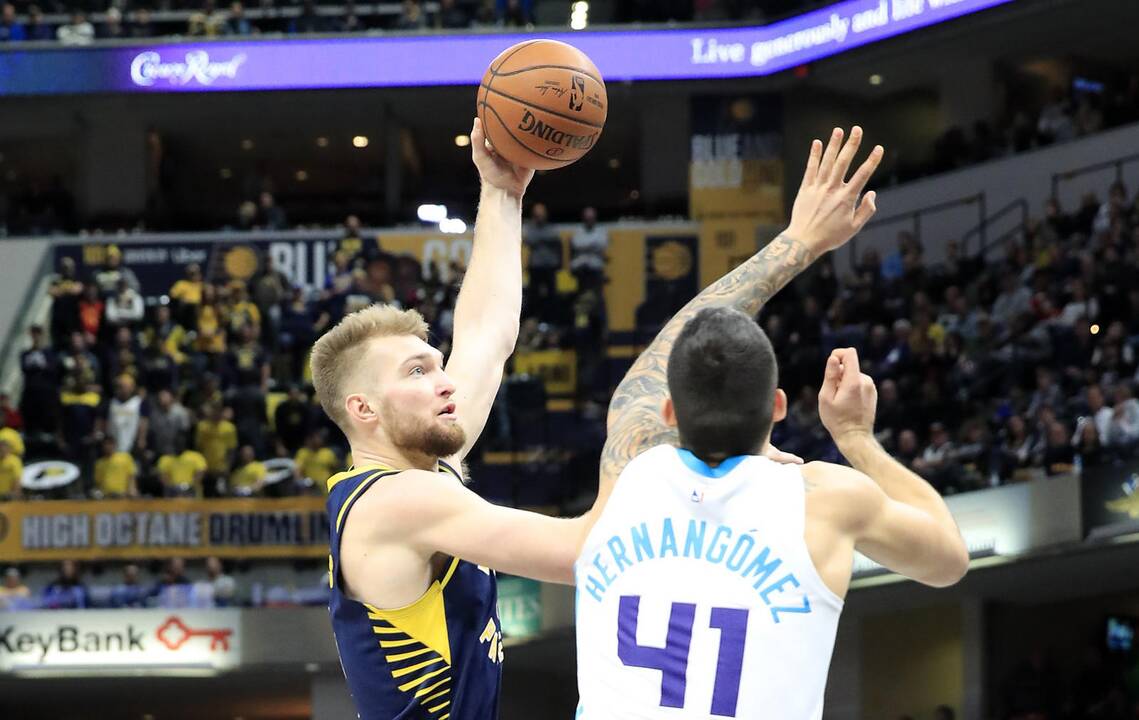 NBA: D. Sabonis prisidėjo prie „Pacers“ pergalės