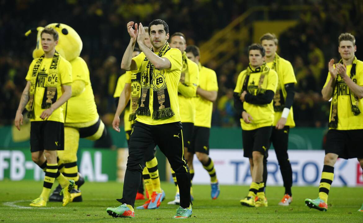 Dortmundo "Borussia" tapo pirmąja Vokietijos futbolo taurės turnyro finalo dalye 