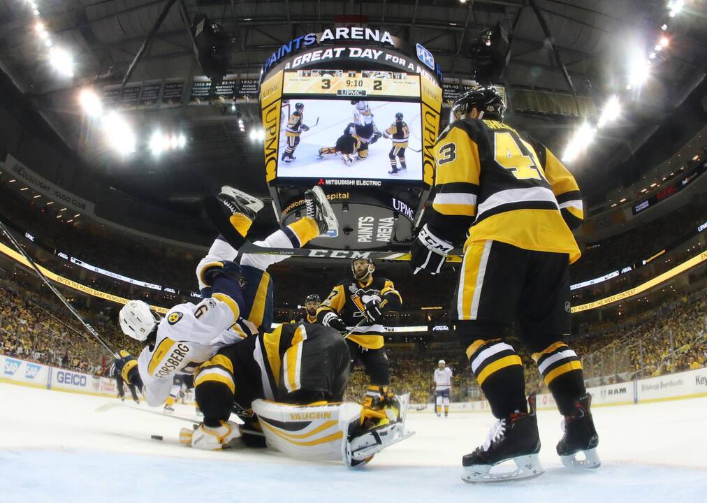 NHL Stanley taurės finalą pergale pradėjo „Penguins“