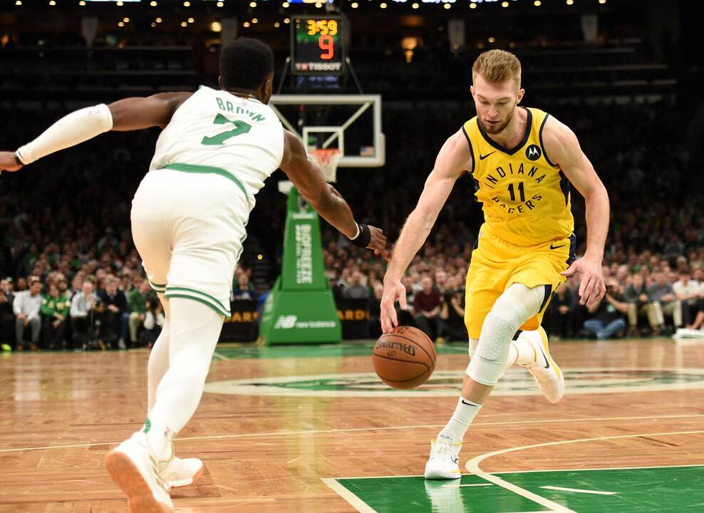 NBA: D. Sabonis buvo rezultatyviausias savo komandoje