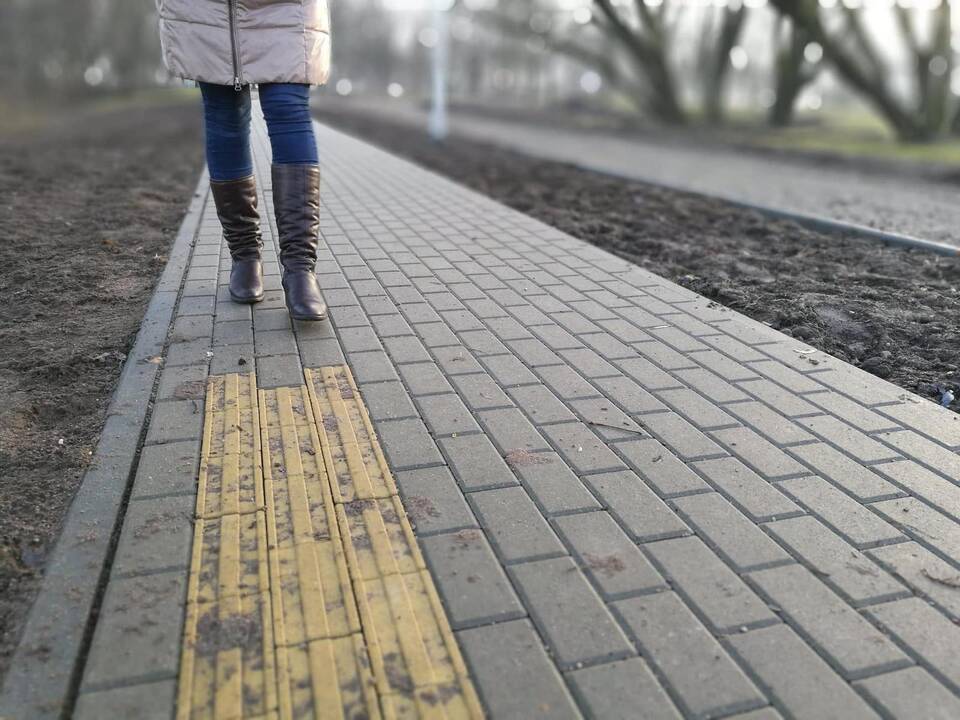 Pėsčiųjų tako dalį ties Malūno tvenkiniu teko perdaryti
