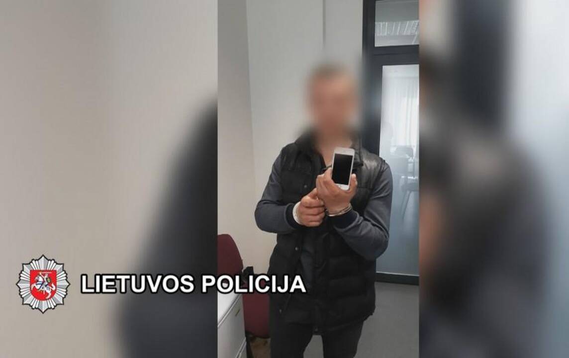 Sulaikytas telefonus iš nepilnamečių vogęs vyras