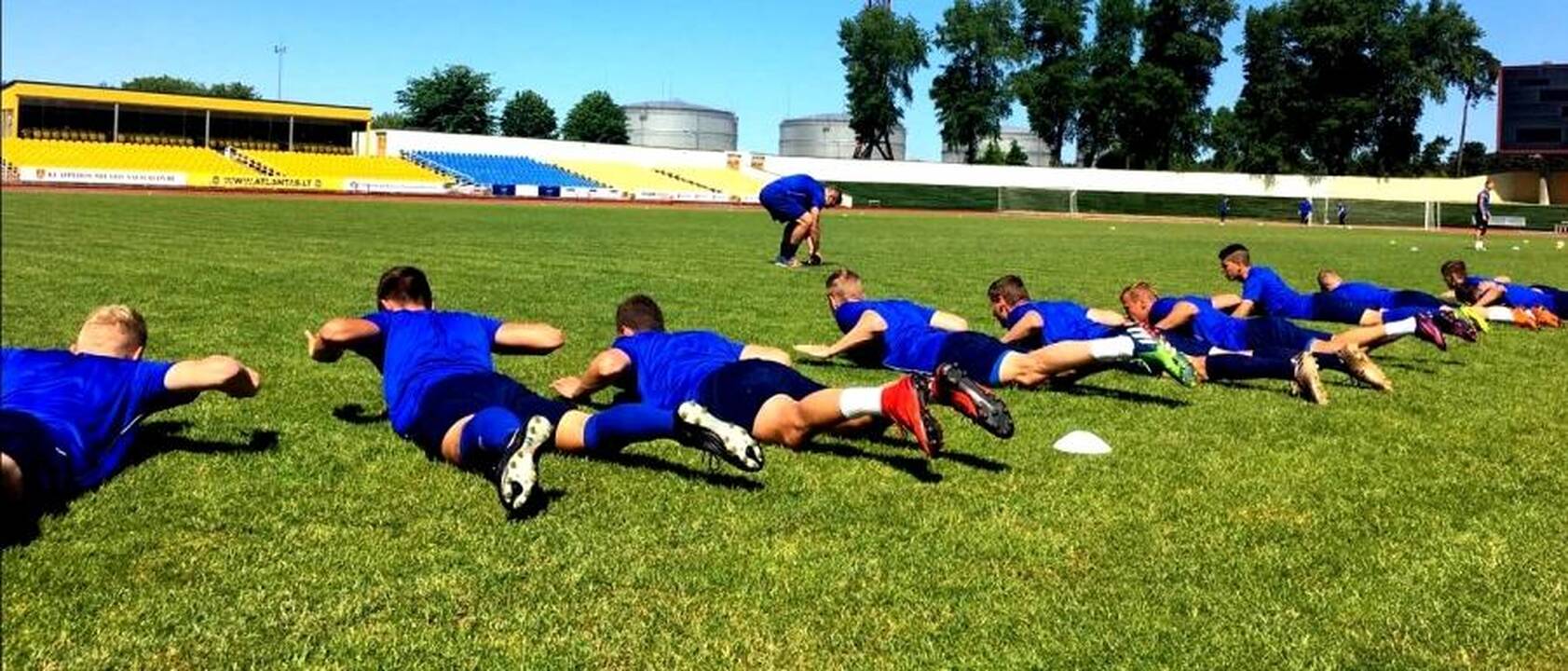 „Atlanto“ futbolininkai rengiasi antrai sezono pusei