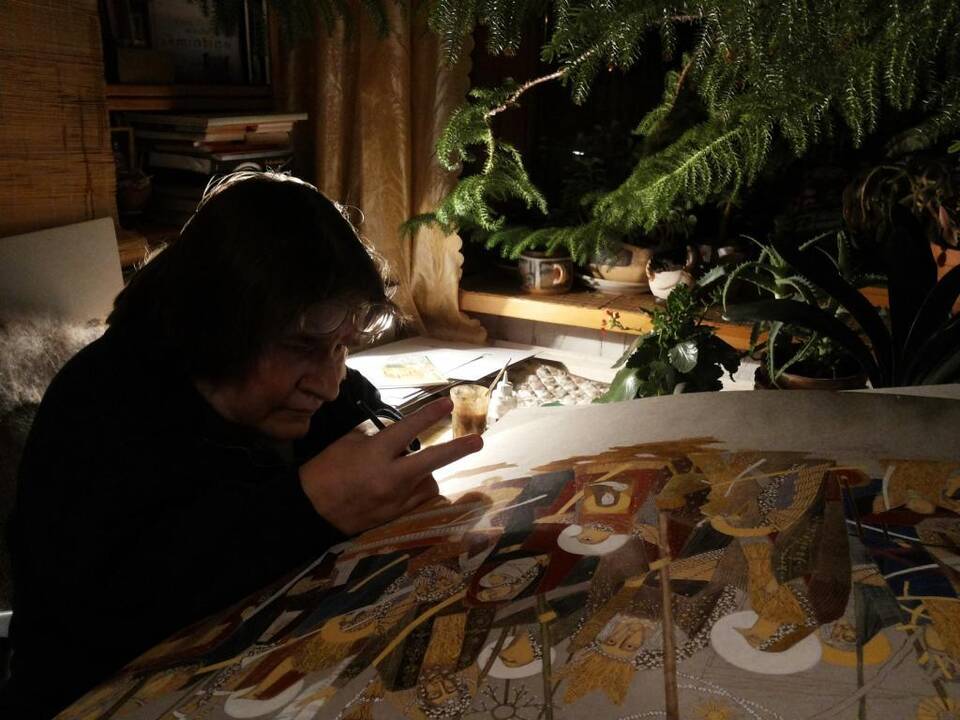 Kūrybinio polėkio vedama A. Žiupsnytė