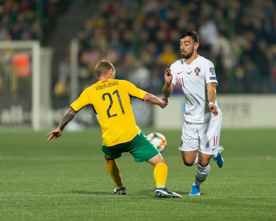Futbolas: Lietuva – Portugalija 1:5