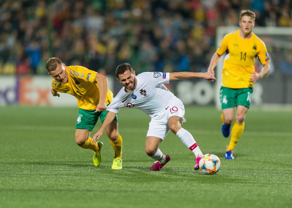 Futbolas: Lietuva – Portugalija 1:5