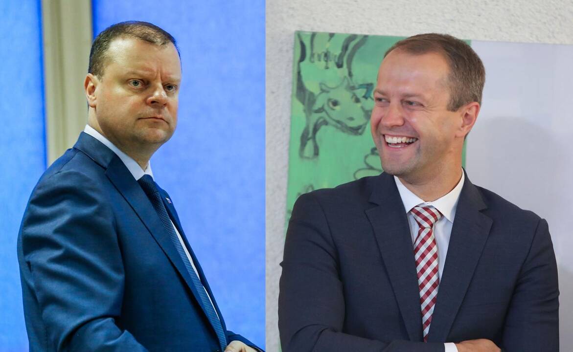 Saulius Skvernelis ir Dalius Misiūnas.