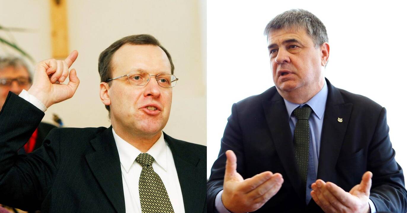 Kaune vyks Lietuvos centro partijos tarybos posėdis, kuriame ir paaiškės tolesnis Klaipėdos miesto tarybos nario A.Šimkaus (dešinėje) bei parlamentaro N.Puteikio likimas šioje partijoje.