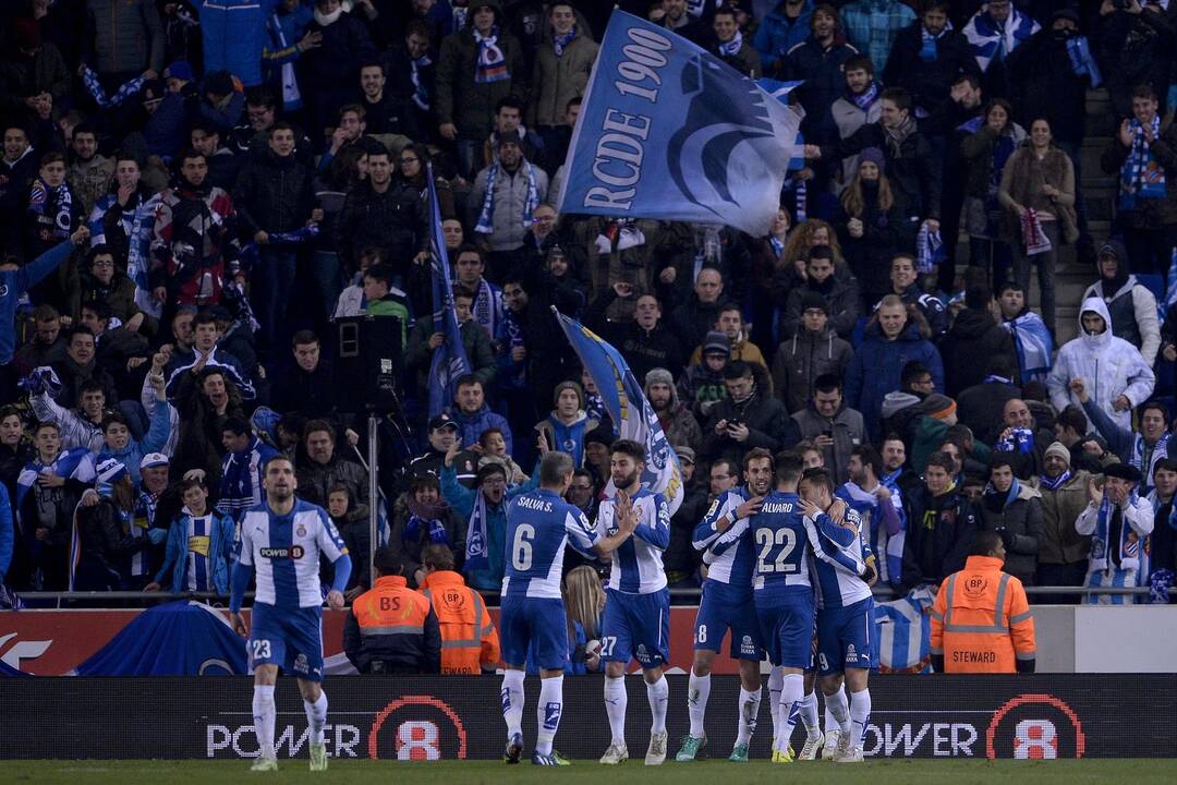 "Espanyol" namuose įveikė "Sevilla" futbolininkus