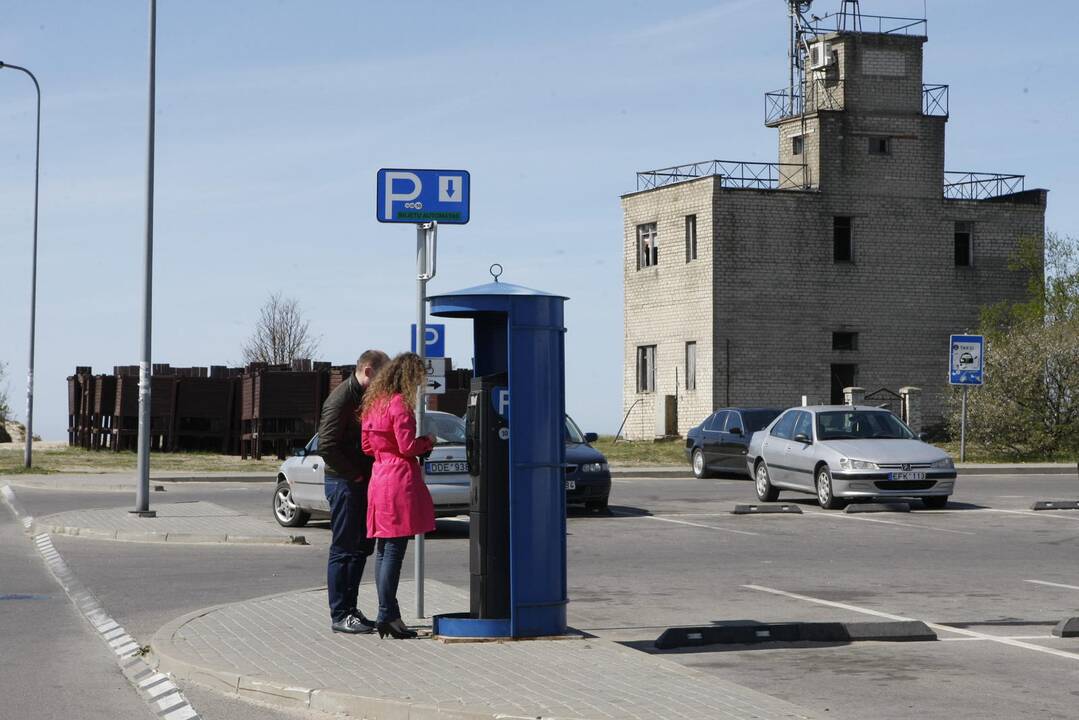 Pradžia: rinkliavą už automobilių stovėjimą uostamiesčio pajūrio zonoje reikia mokėti nuo gegužės.