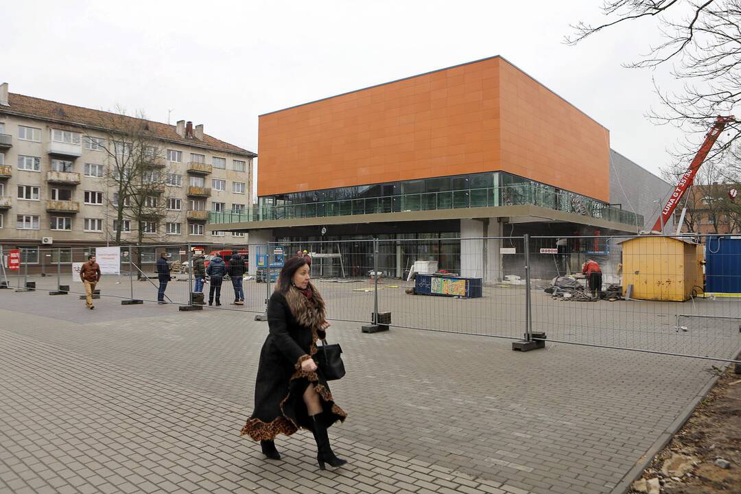 Finišas: buvusiame kino teatre "Vaiva" verda baigiamieji darbai, duris pastatas atvers jau kovo pabaigoje arba balandžio pradžioje.