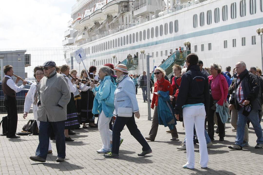 Trečiadienį kruiziniais laisvais uostamiestį pasieks apie 5 tūkst. turistų.