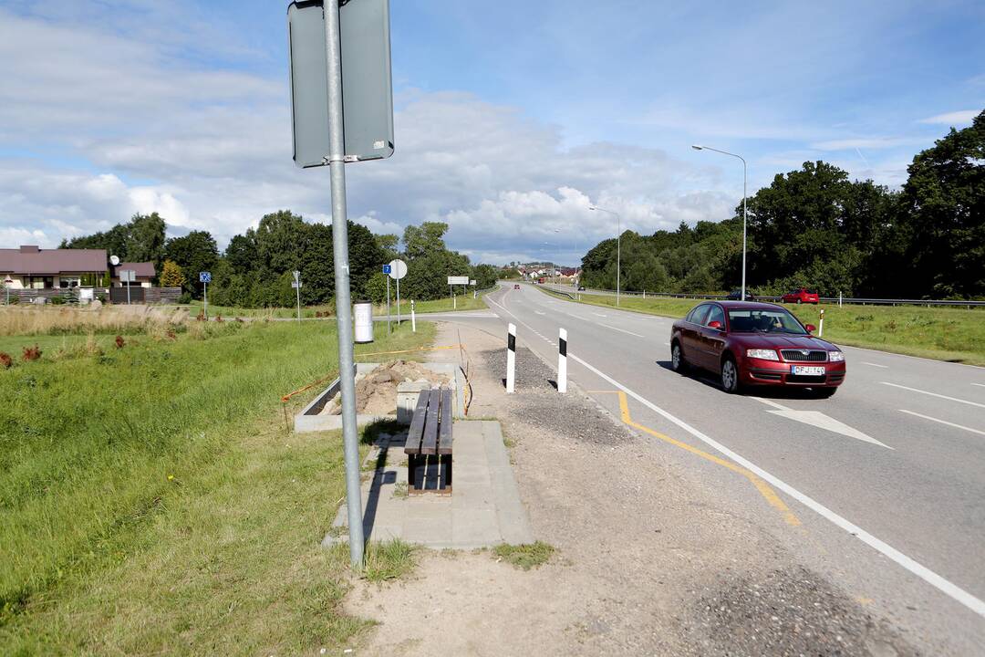 Darbai: "Šilojų" stotelėje bus įrengtas keleivių laukimo paviljonas.