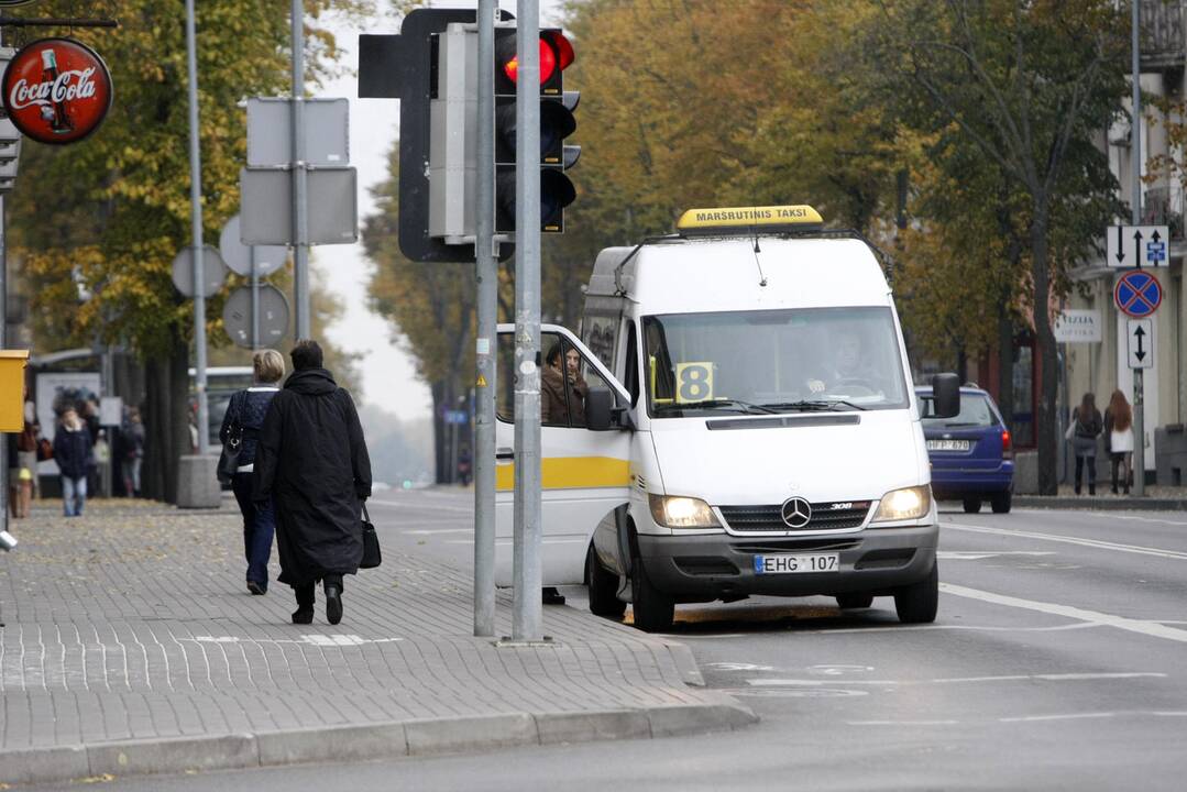 Klaipėdoje nekursuos maršrutiniai taksi