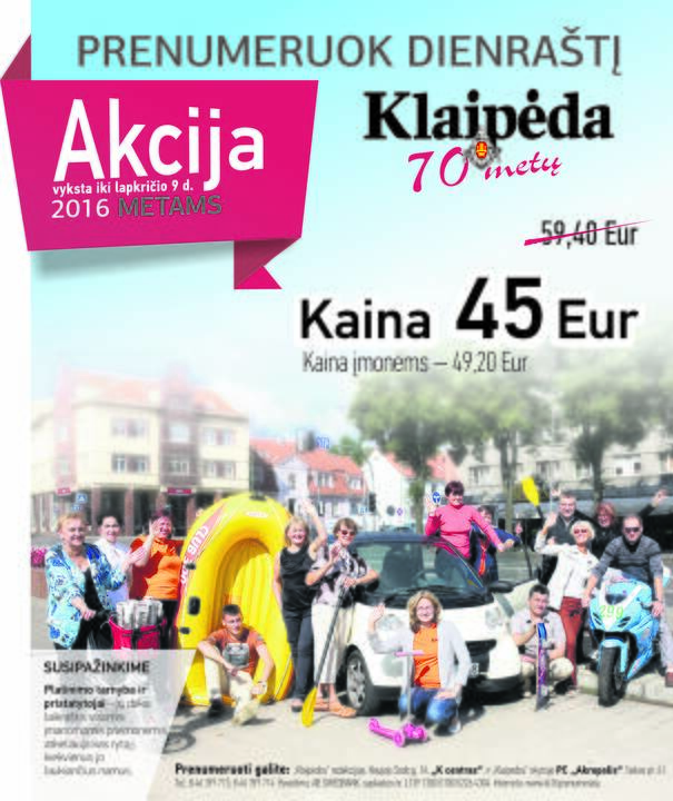 Didelė laikraščio pristatytojų ir vairuotojų komanda.