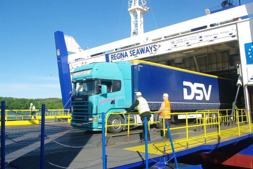 Pasiekimas: vertinant logistikos sistemą, Lietuva palankiausiai įvertinta ir už tai, kad iš kelto išvažiavę kroviniai palyginti greitai pasiekia klientus.
