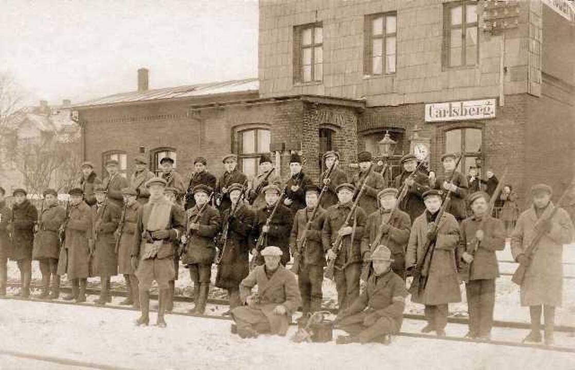 Fotografija iš parodos „Kova dėl Klaipėdos – įvykiai ir žmonės“.