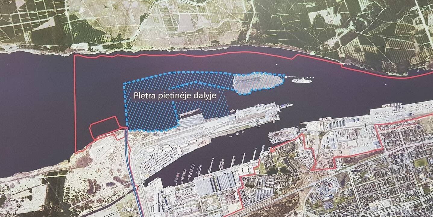Vizija: kažkas panašaus, kas yra Vokietijos Lubmino marinoje, netoli Lenkijos sienos, galėtų būti Kuršių mariose, už Smeltės pusiasalio.