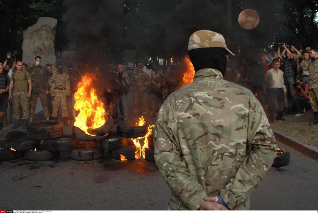 Ukrainos savanorių bataliono „Azov“ vienas iš vadų rastas negyvas