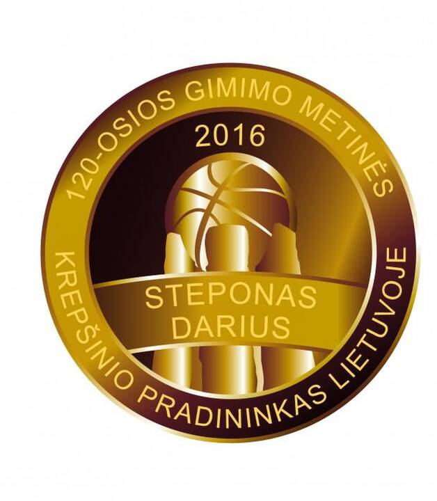 Krepšinio pradininkui Lietuvoje atminti – unikalus ženklelis
