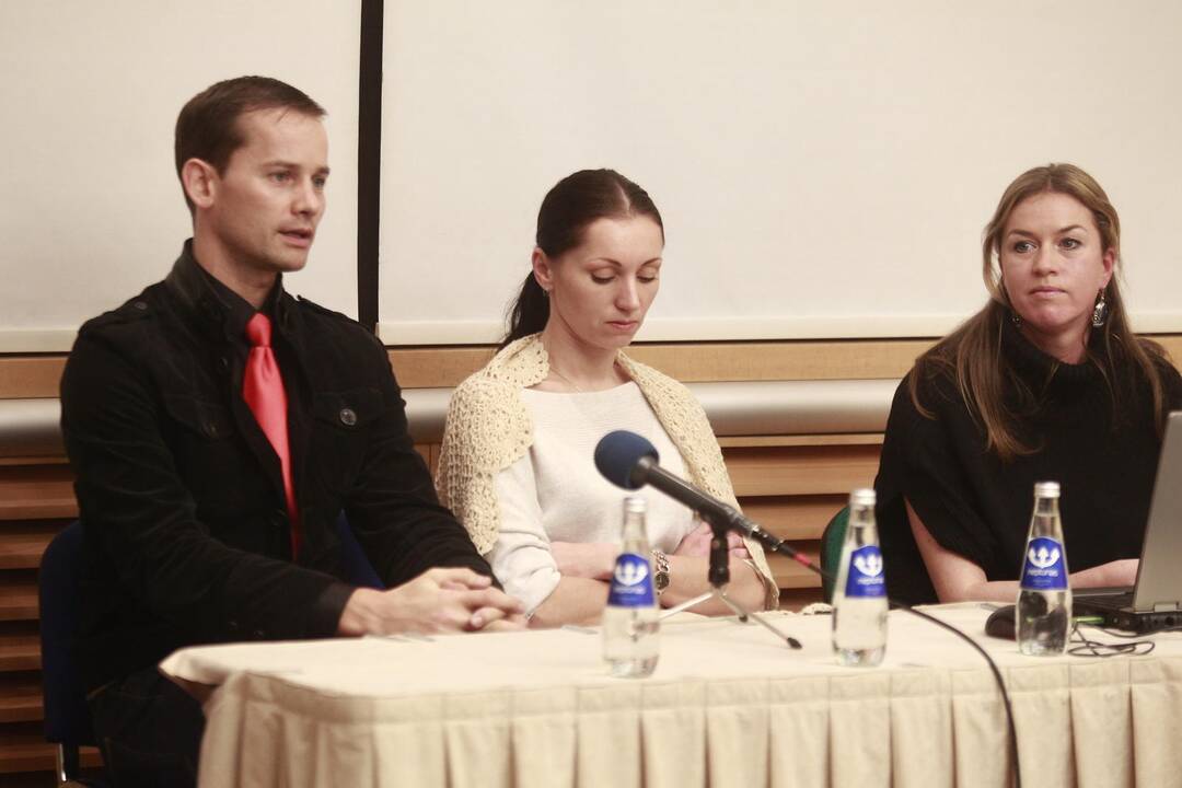 Baleto žvaigždžių spaudos konferencija