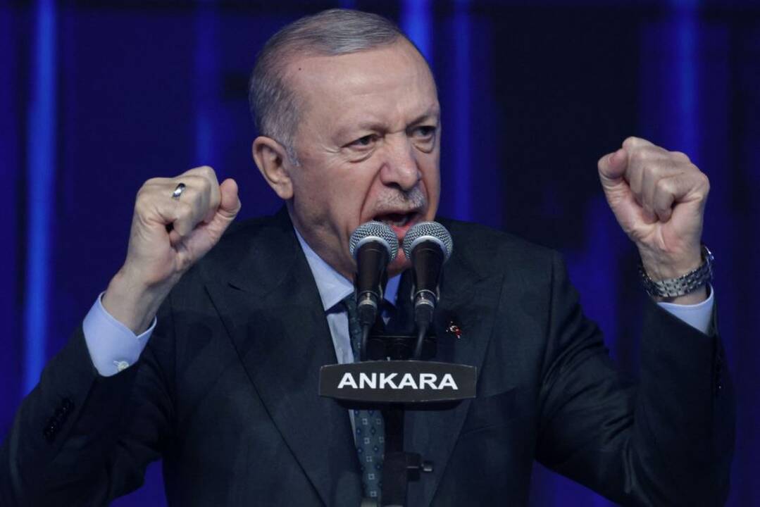Turkijos prezidentas apkaltino pagrindinę opozicinę partiją „fašizmu“
