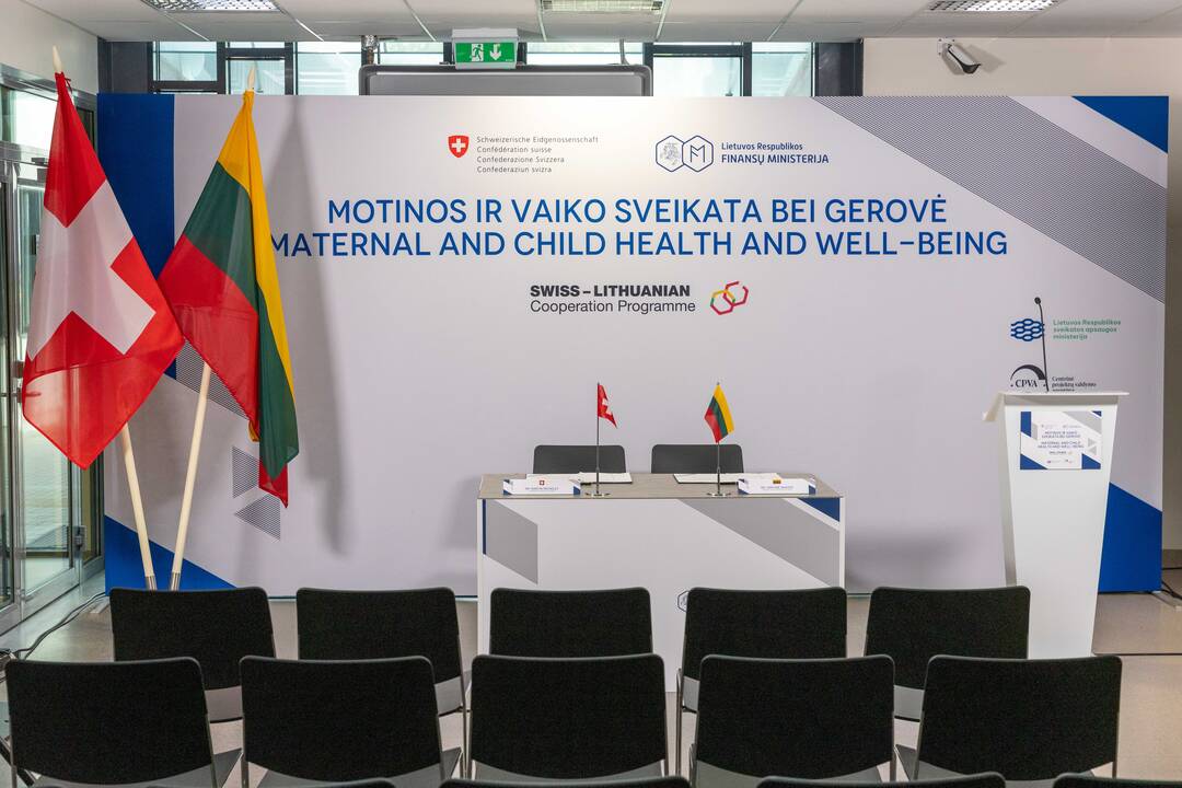 Lietuva ir Šveicarija skirs 36 mln. eurų šalies motinų ir vaikų ambulatorinei priežiūrai