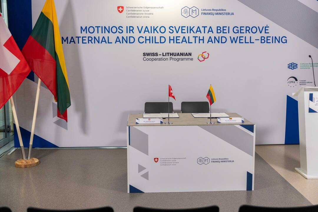Lietuva ir Šveicarija skirs 36 mln. eurų šalies motinų ir vaikų ambulatorinei priežiūrai
