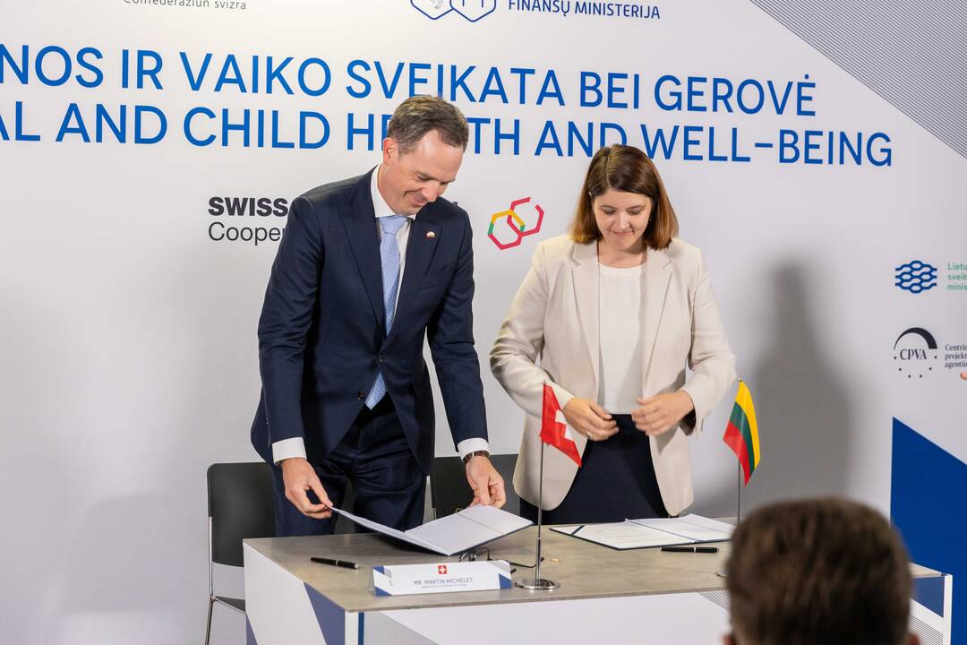 Lietuva ir Šveicarija skirs 36 mln. eurų šalies motinų ir vaikų ambulatorinei priežiūrai