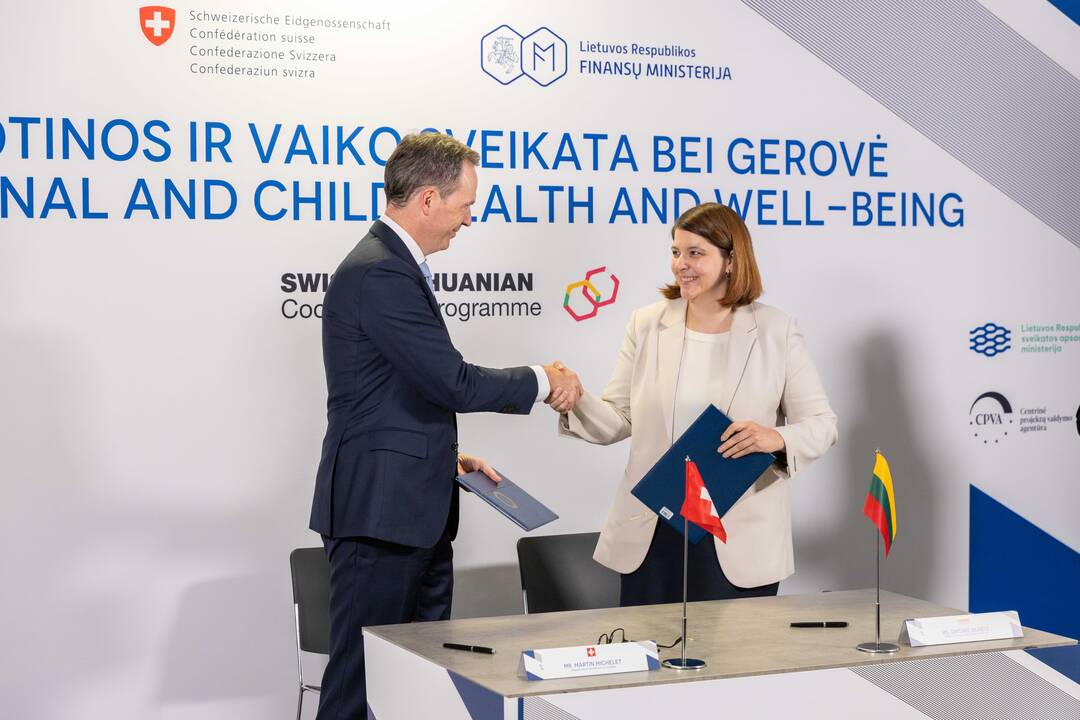 Lietuva ir Šveicarija skirs 36 mln. eurų šalies motinų ir vaikų ambulatorinei priežiūrai