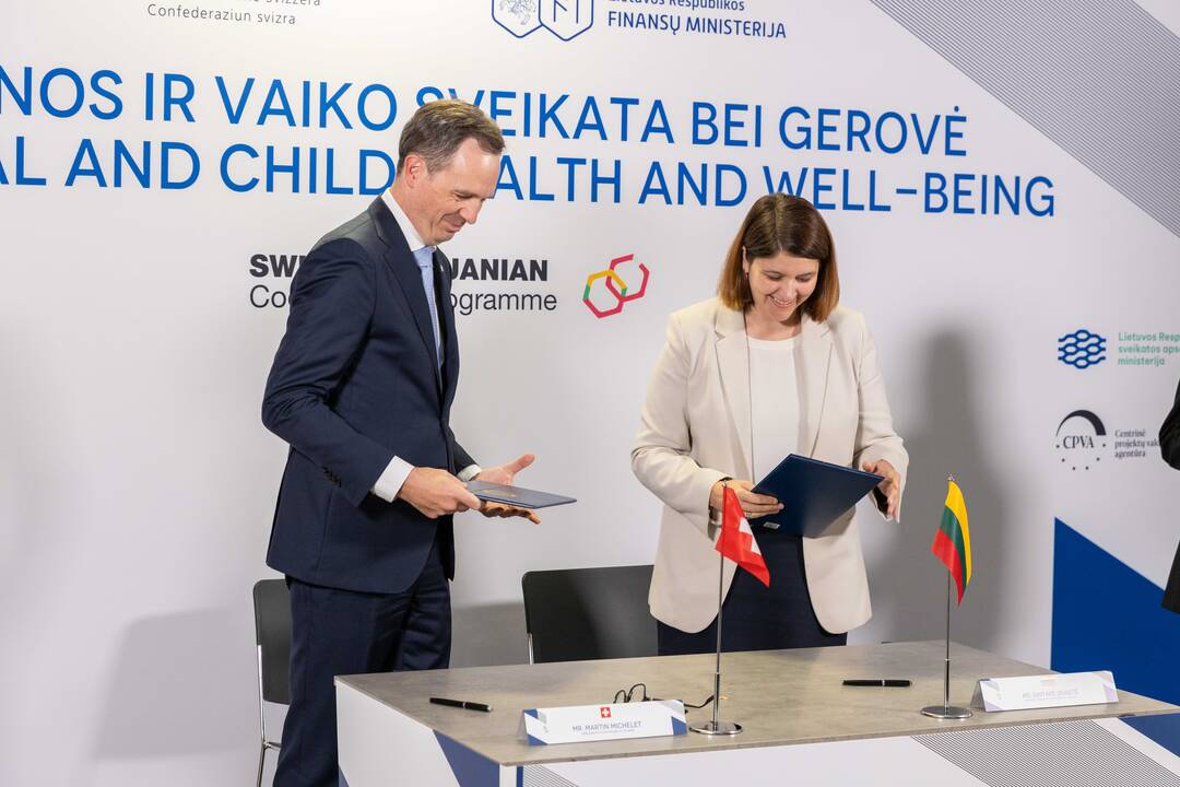 Lietuva ir Šveicarija skirs 36 mln. eurų šalies motinų ir vaikų ambulatorinei priežiūrai
