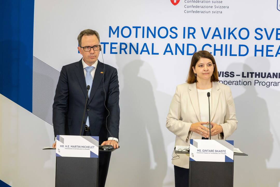 Lietuva ir Šveicarija skirs 36 mln. eurų šalies motinų ir vaikų ambulatorinei priežiūrai
