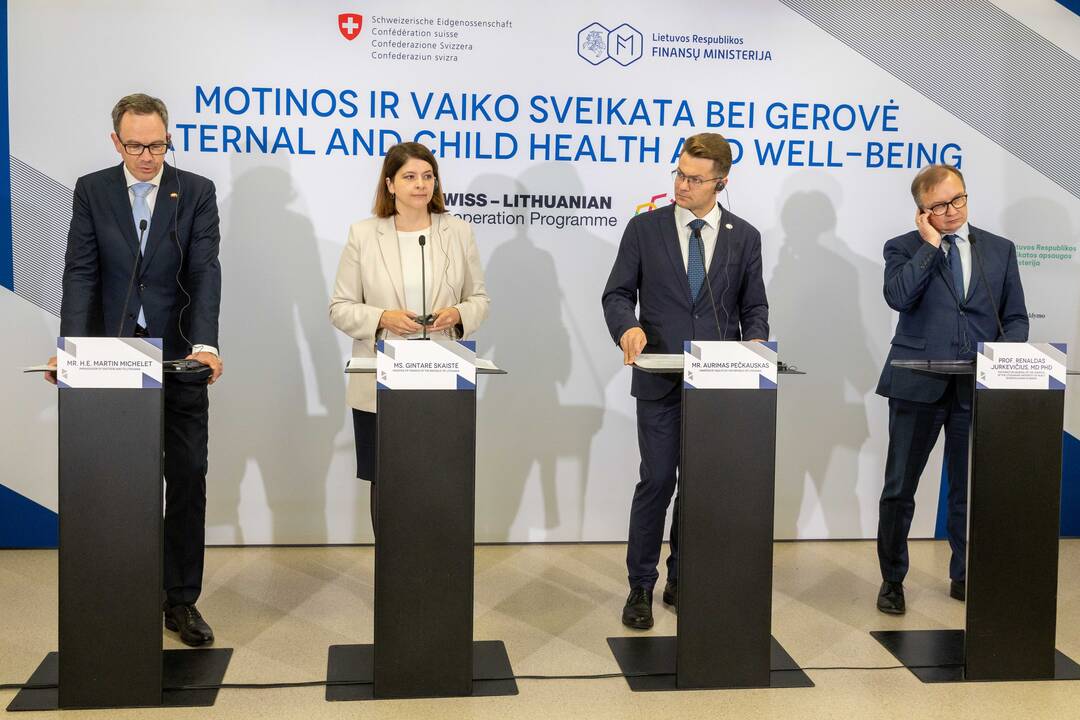 Lietuva ir Šveicarija skirs 36 mln. eurų šalies motinų ir vaikų ambulatorinei priežiūrai