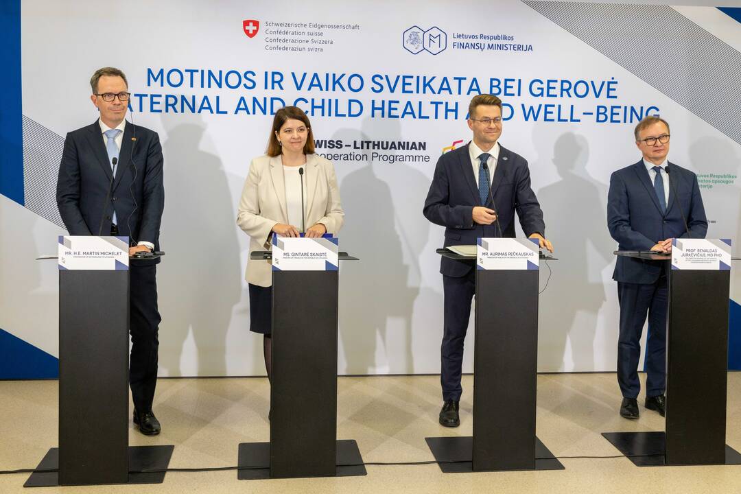 Lietuva ir Šveicarija skirs 36 mln. eurų šalies motinų ir vaikų ambulatorinei priežiūrai