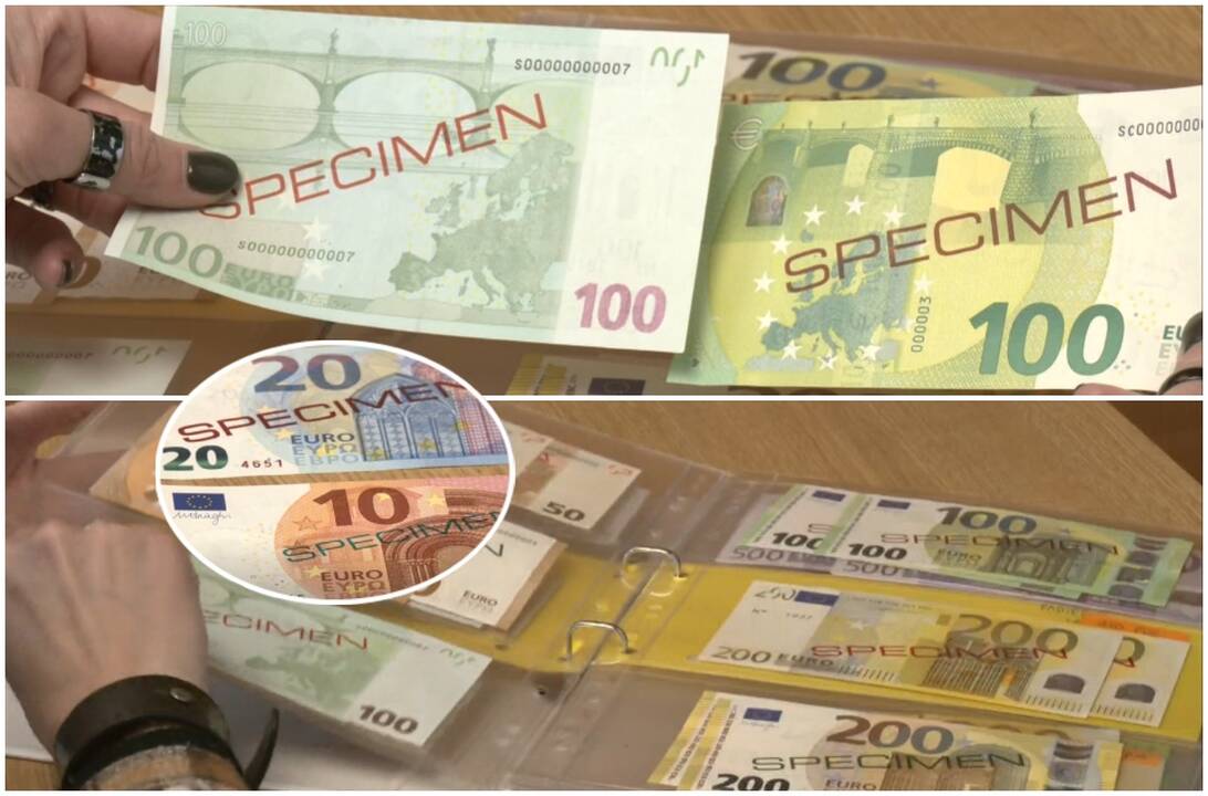Nauji euro banknotai jau pakeliui: kas keisis?