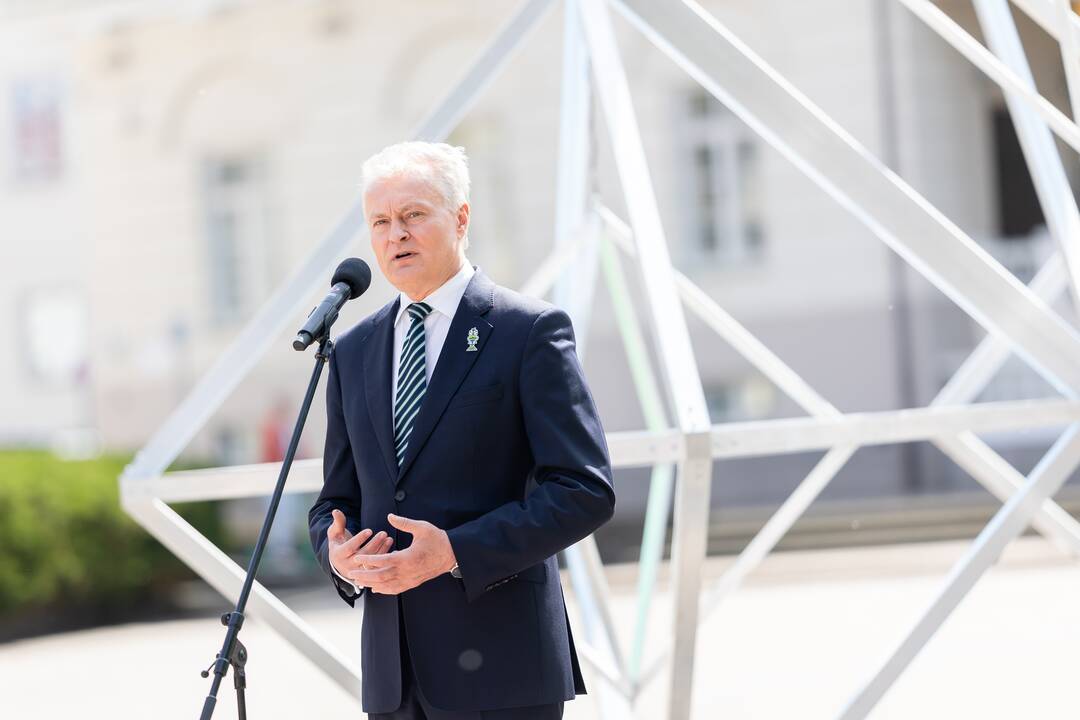 Lietuvos dainų šventės šimtmečiui skirtos menininko Ray Bartkaus instaliacijos „Sodai“ pristatymas