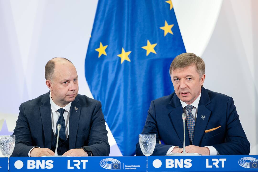 A. Veryga ir R. Karbauskis po EP rinkimų 