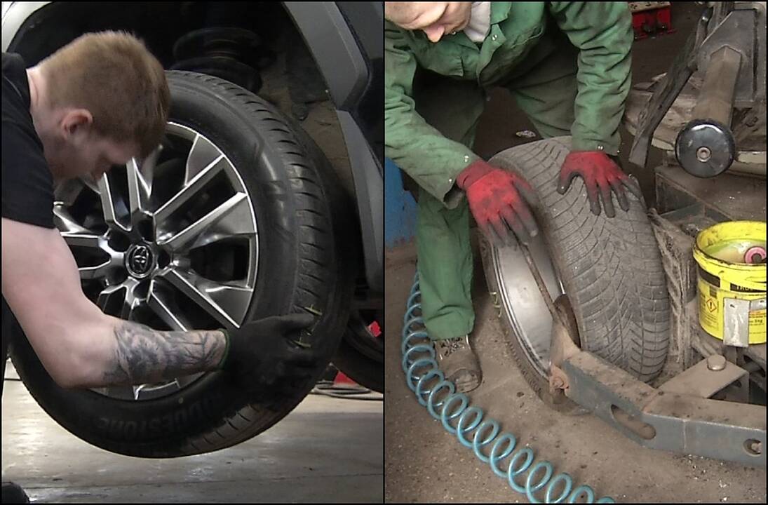 Patarė, kada keisti žiemines padangas: ragina neskubėti?
