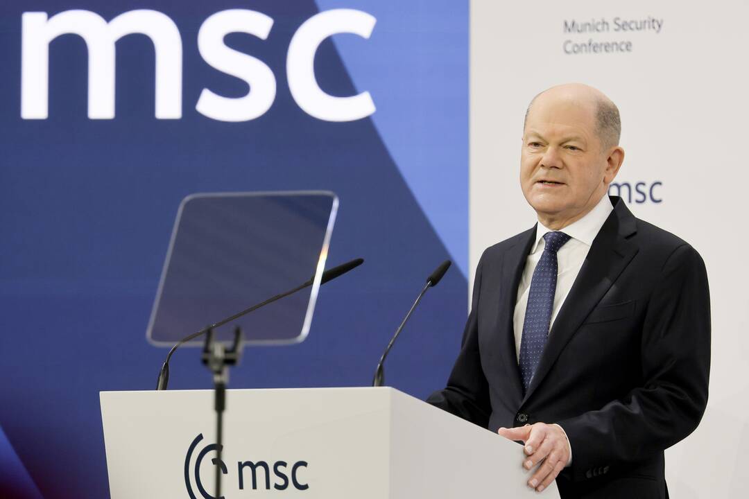 Scholzas teigia nepritariantis pašaliečių kišimuisi į Vokietijos rinkimus