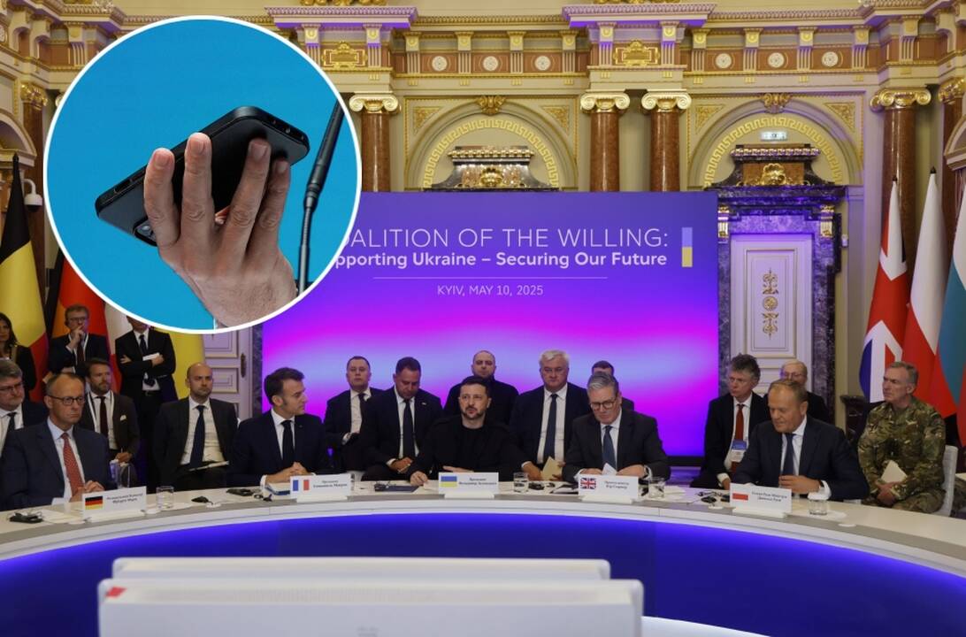 Zelenskis, kelių Europos šalių lyderiai kalbėjosi telefonu su Trumpu