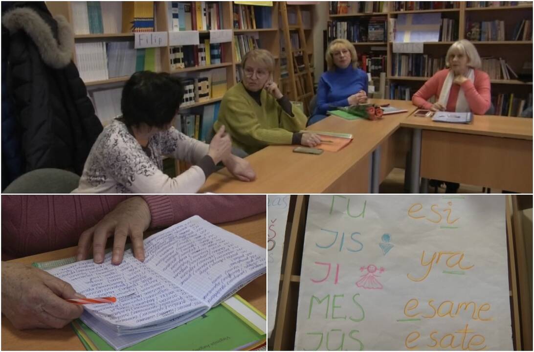 Senjorai iš Ukrainos sėdo į mokyklinius suolus: įvardijo, kas sunkiausia