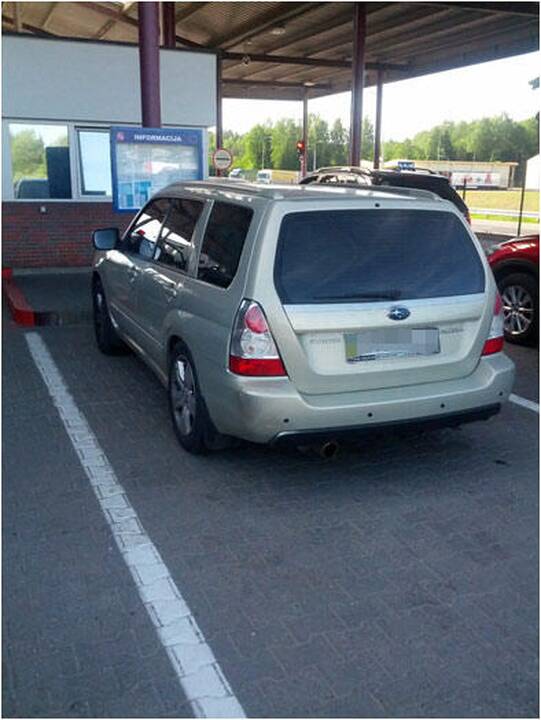 Pasienyje sulaikytas Ukrainoje pavogtas „Subaru Forester“