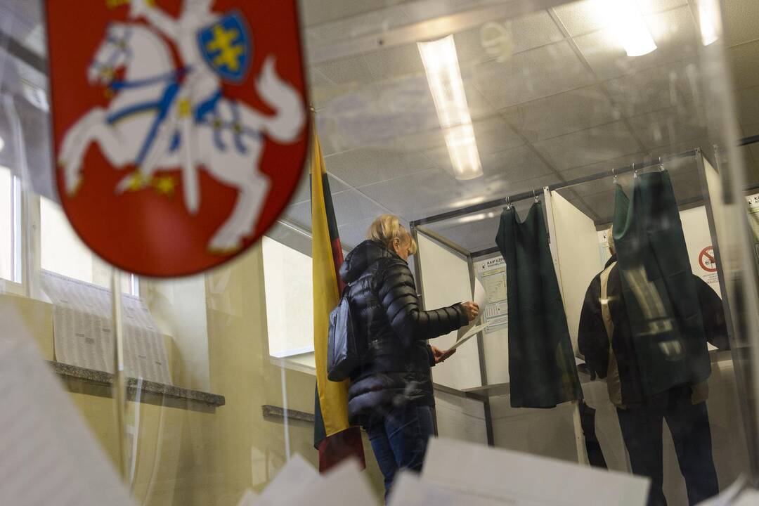 Kauniečiai balsuoja aktyviai