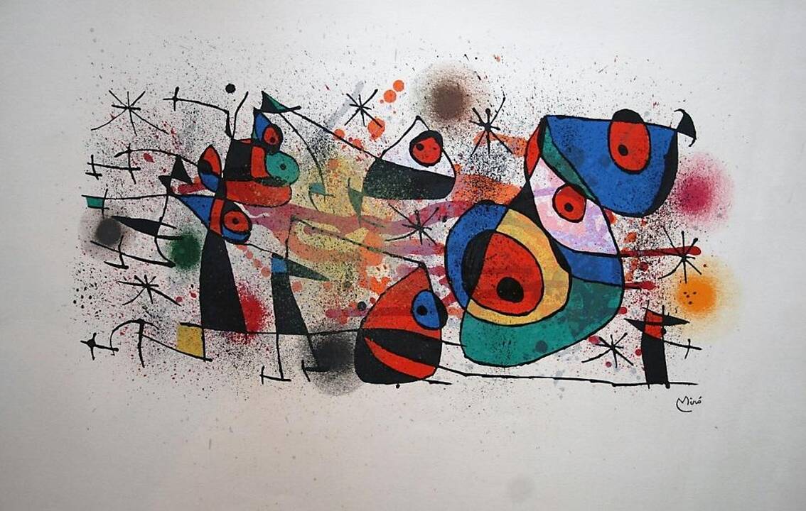 J. Miro "Kompozicija"