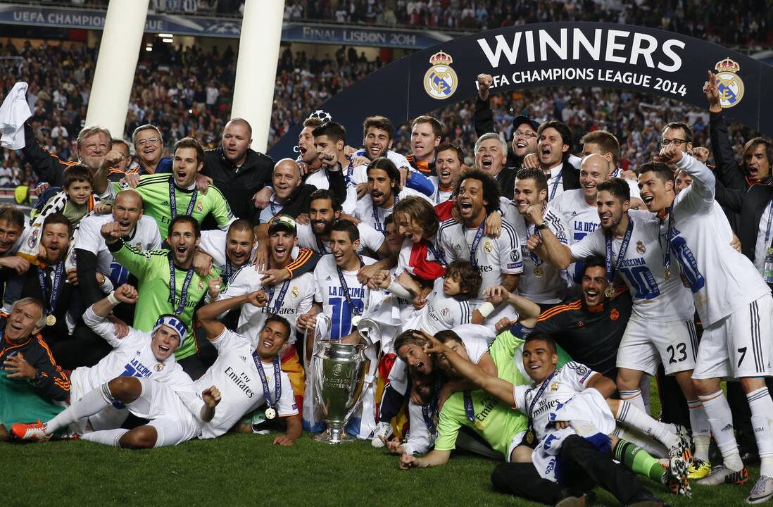 UEFA Čempionų lygos futbolo turnyre triumfavo Madrido "Real"