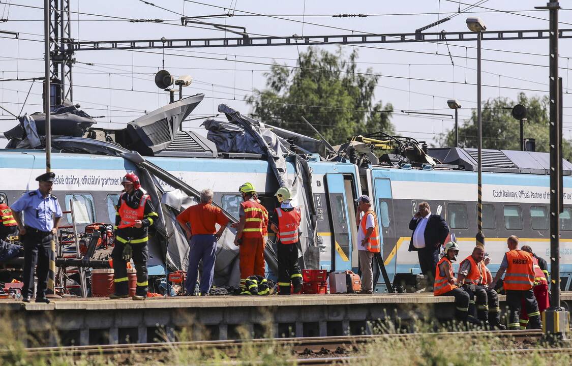 Tragiška traukinio avarija Čekijoje